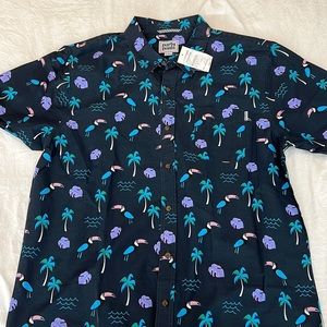 NWT Mens Party Pants button up XL